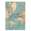 A Big Book for Little Ideas Vintage Map A5 Notebook