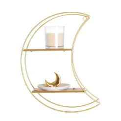Celestial Moon Golden Shelf