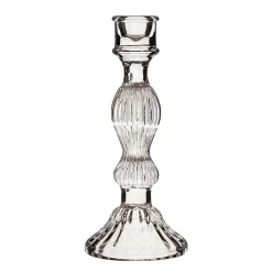 Clear Vintage Candleholder