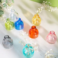 Cool Toned Mini Bud Vases - Set of 3