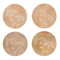 Cow Parsley Coasters - Set of 4
