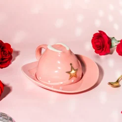 Cowboy Hat Teacup and Saucer