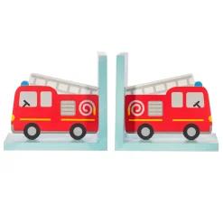 Fire Engine Red Bookends