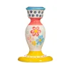 Folk Floral Candlestick Holder