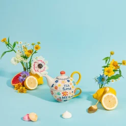 Folk Floral Tea for One