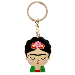 Frida Enamel Keyring