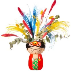 Frida Wall Mounted Planter Red