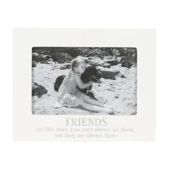 Friends Are Like Stars Photo Frame White