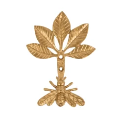 Gold Bee Hook & Tieback
