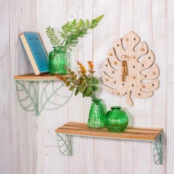 Green Glass Bud Vases - Set Of 3