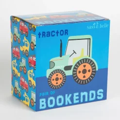 Green Tractor Bookends