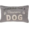 Grey Reserved for the Dog Cushion Cover