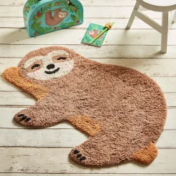 Happy Sloth Chill Zone Brown Rug