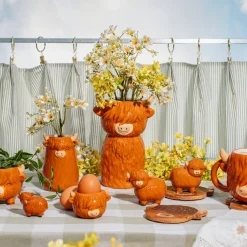 Highland Cow Small Vase