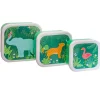 Jungle Friends Lunch Boxes - Set of 3