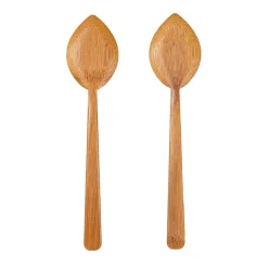 Leaf Bamboo Salad Servers