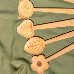 Leaf Bamboo Salad Servers