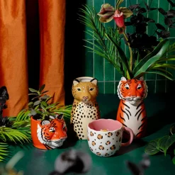 Leopard Shaped Vase