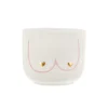 Mini Girl Power Boobies White Planter
