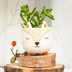 Mini Woodland Fox Planter