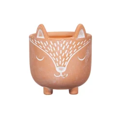 Mini Woodland Fox Terracotta Planter