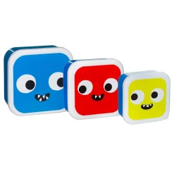 Monster Lunch Boxes - Set of 3