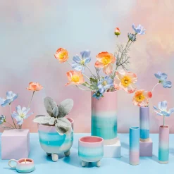 Pastel Ombre Leggy Planter Small
