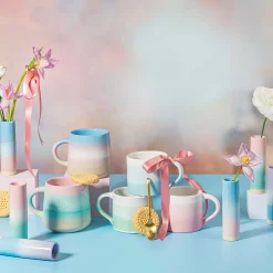 Pastel Ombre Mug Blue & Pink