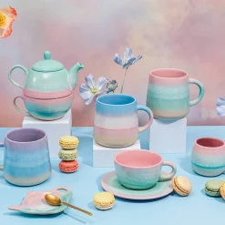 Pastel Ombre Mug Blue & Pink