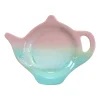 Pastel Ombre Tea Bag Dish Pink & Green