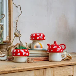 Red Mushroom Oil Burner