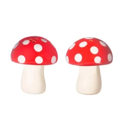 Red Mushroom Salt & Pepper Shakers