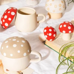 Red Mushroom Salt & Pepper Shakers