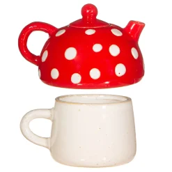 Red Mushroom Tea for One