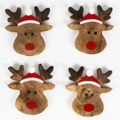 Rudolph the Reindeer Coasters - Set of 4