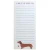 Sausage Dog List Pad