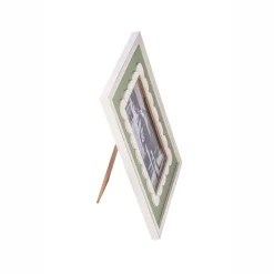 Scalloped Green Photo Frame