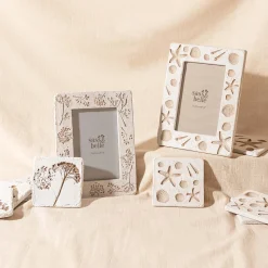 Shell Imprint Coasters - Set of 4