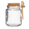 Small Jar with Cork Lid and Spoon