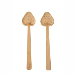 Strawberry Bamboo Salad Servers