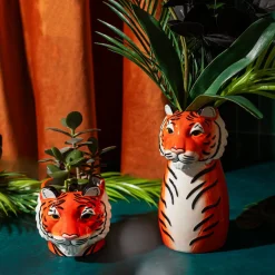 Tiger Shaped Vase