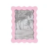 Wiggle Border Frame Pink